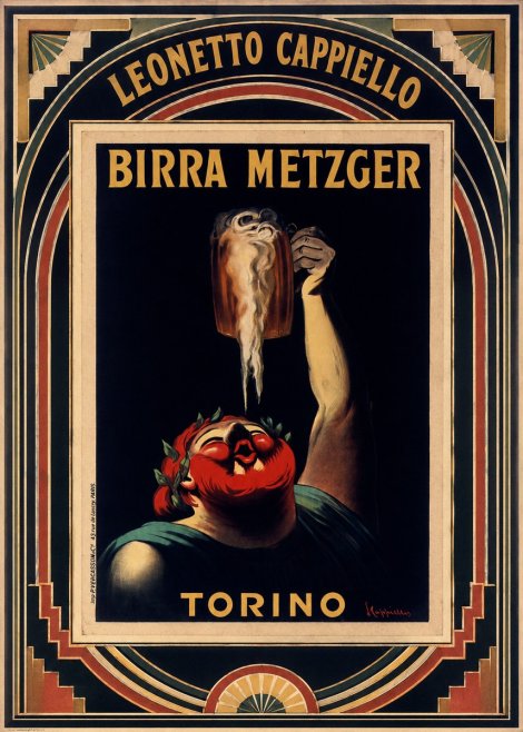 Leonetto Cappiello Birra Metzger No6 - Affiche