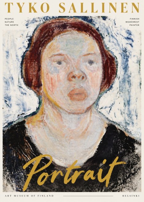 Tyko Sallinen Portrait I No6 - Affiche