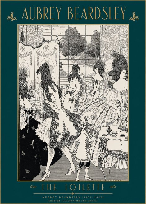 Aubrey Beardsley The Toilette No2 - Affiche