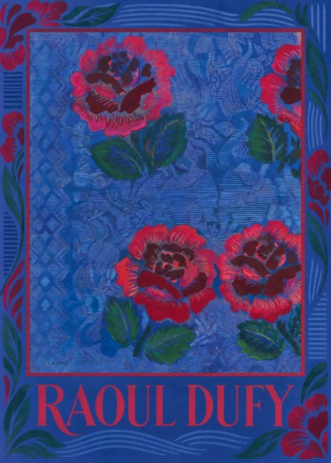 Raoul Dufy Roses No1 - Affiche