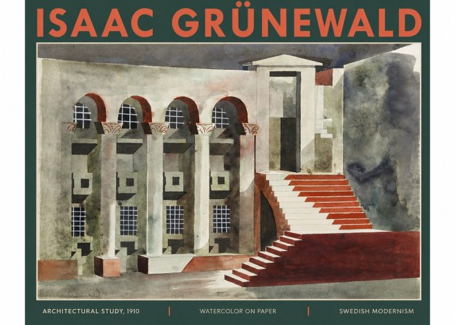 Isaac Grünewald Architectural Study, 1910 No2 - Affiche