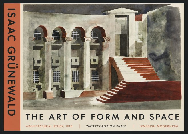 Isaac Grünewald Architectural Study, 1910 No6 - Affiche
