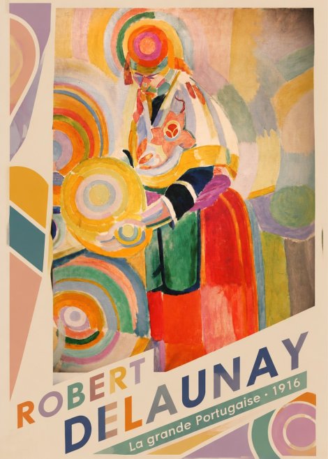 Robert Delaunay La Grande Portugaise II No2 - Affiche