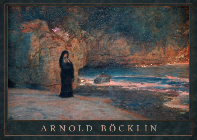 Arnold Böcklin The Lament No1 - Affiche