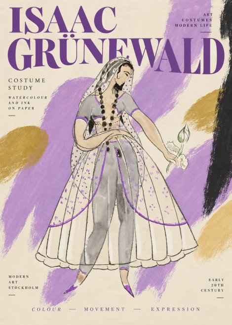 Isaac Grünewald Costume Study IV No2 - Affiche