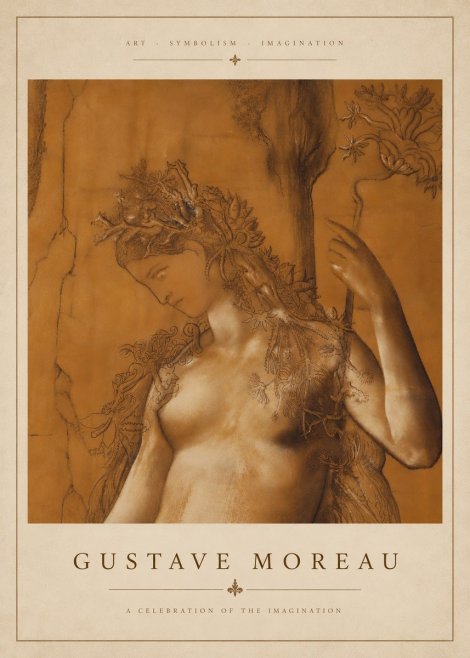 Gustave Moreau Daphne No5 - Affiche
