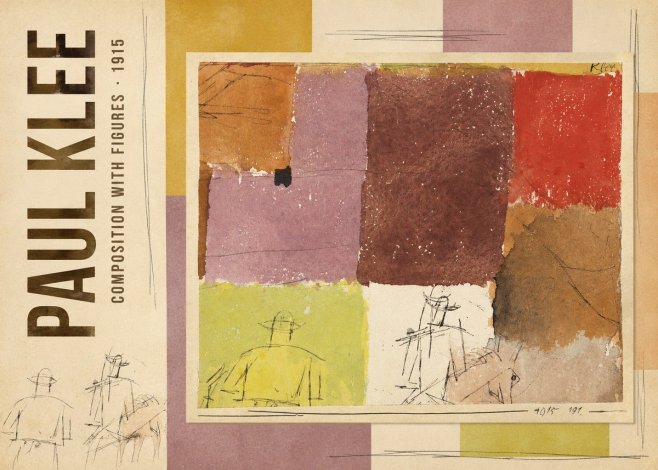 Paul Klee Composition with Figures I No3 - Affiche