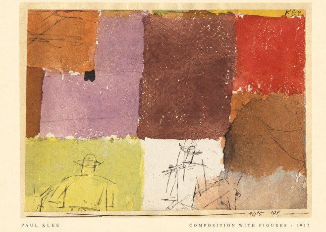 Paul Klee Composition with Figures I No5 - Affiche