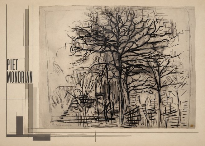 Piet Mondrian The Tree No2 - Affiche