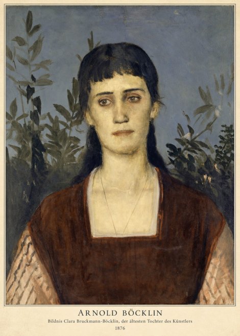 Arnold Böcklin Bildnis Clara Bruckmann-böcklin, Der Ältesten Tochter Des Künstlers No2 - Affiche