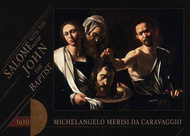 Michelangelo Merisi da Caravaggio Salome with the Head of John the Baptist No6 - Affiche