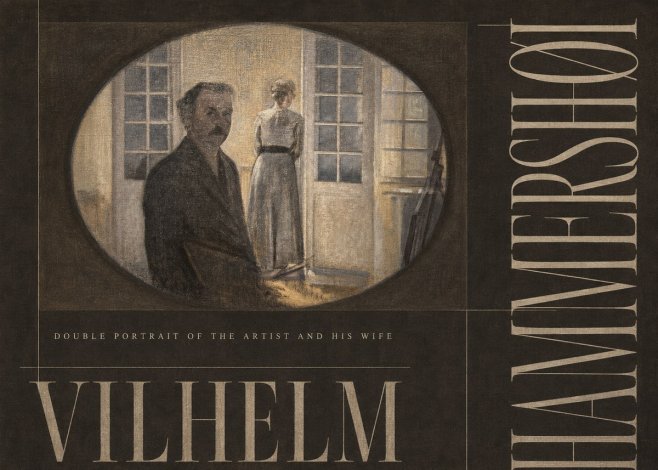 Vilhelm Hammershøi Double Portrait of the Artist and His Wife No3 - Affiche