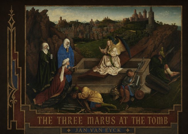 Jan van Eyck The Three Marys at the Tomb No2 - Affiche