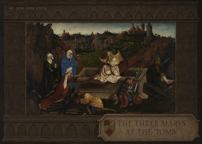Jan van Eyck The Three Marys at the Tomb No3 - Affiche