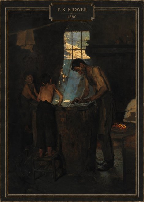 P.S. Krøyer A Forge No3 - Affiche