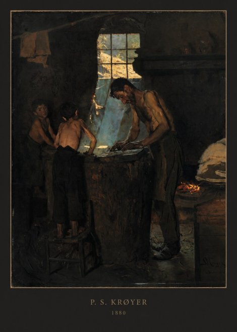 P.S. Krøyer A Forge No4 - Affiche