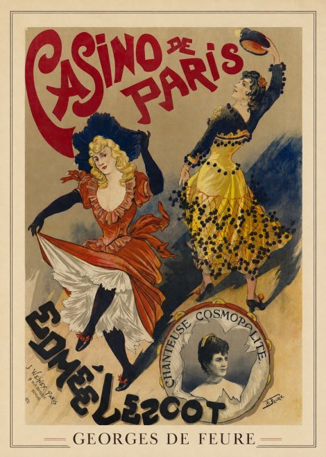 Georges de Feure Edmée Lescot No3 - Affiche