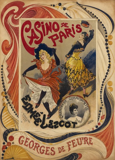 Georges de Feure Edmée Lescot No5 - Affiche