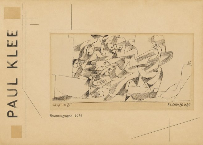 Paul Klee Brunnengruppe No3 - Affiche