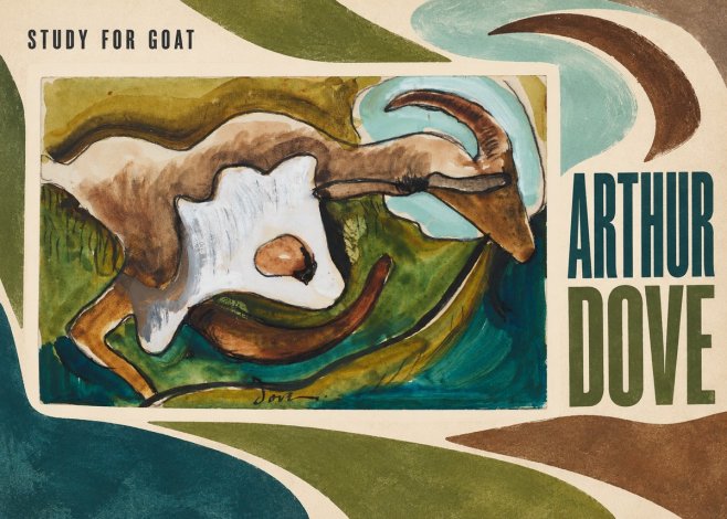 Arthur Dove Study for Goat No5 - Affiche