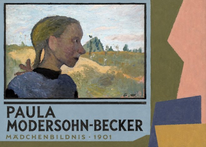 Paula Modersohn-Becker Mädchenbildnis · 1901 No2 - Affiche