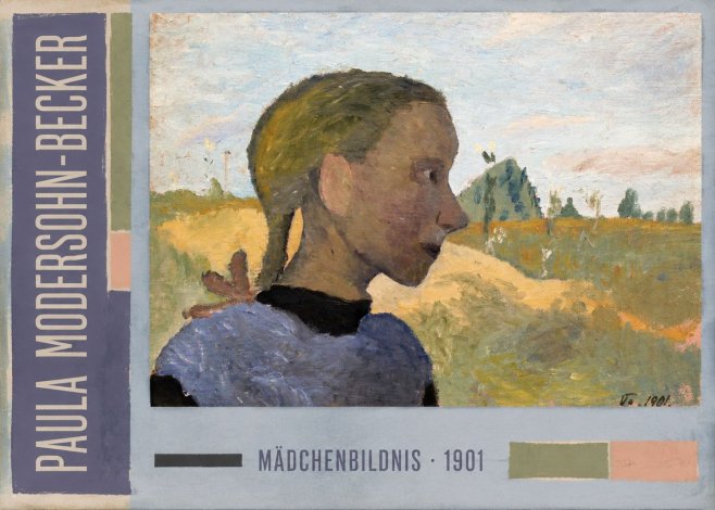 Paula Modersohn-Becker Mädchenbildnis · 1901 No3 - Affiche