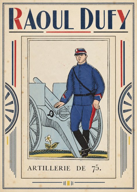 Raoul Dufy Artillerie De 75. No1 - Affiche