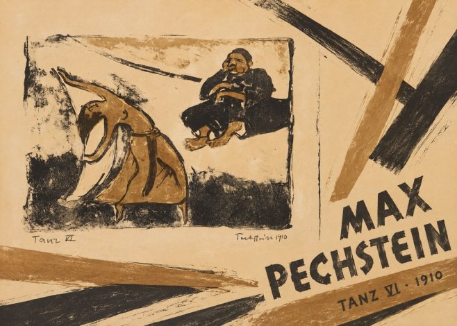 Max Pechstein Tanz Vi • 1910 No4 - Affiche