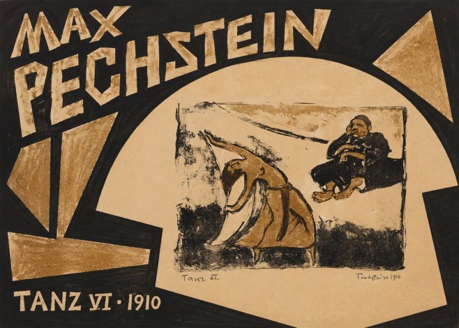 Max Pechstein Tanz Vi • 1910 No6 - Affiche