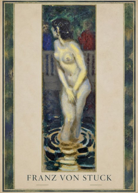 Franz von Stuck The Bather No1 - Affiche