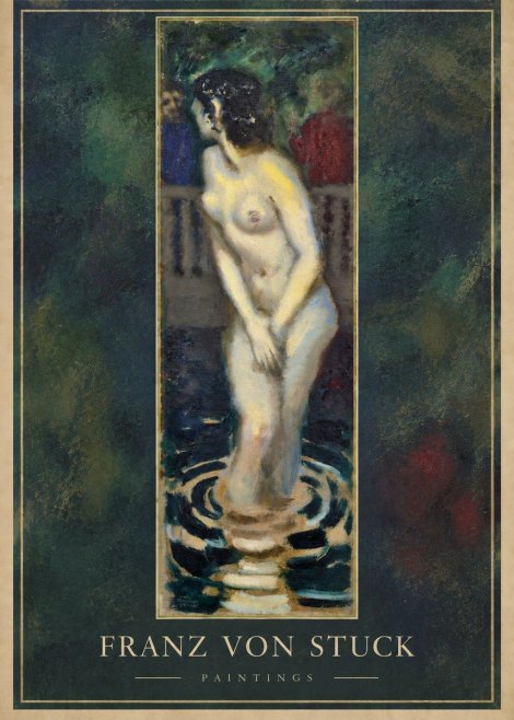 Franz von Stuck The Bather No2 - Affiche