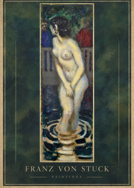 Franz von Stuck The Bather No4 - Affiche