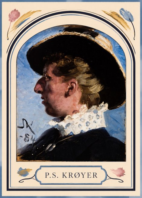 P.S. Krøyer Self-portrait II No3 - Affiche