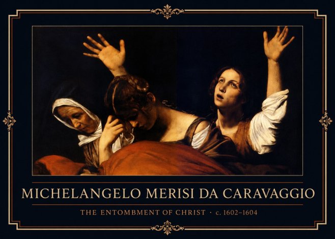 Michelangelo Merisi da Caravaggio The Entombment of Christ I No1 - Affiche