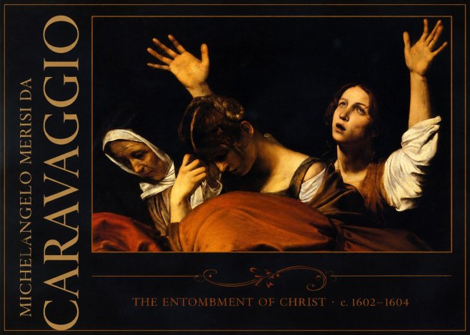 Michelangelo Merisi da Caravaggio The Entombment of Christ I No2 - Affiche
