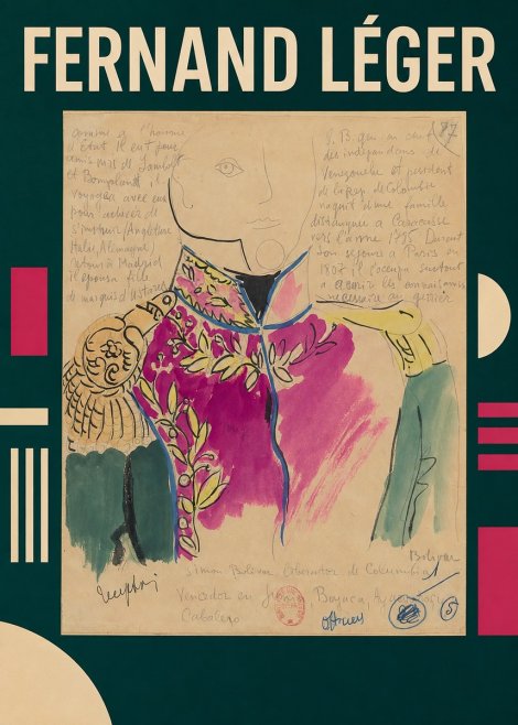 Fernand Léger Bolívar No1 - Affiche