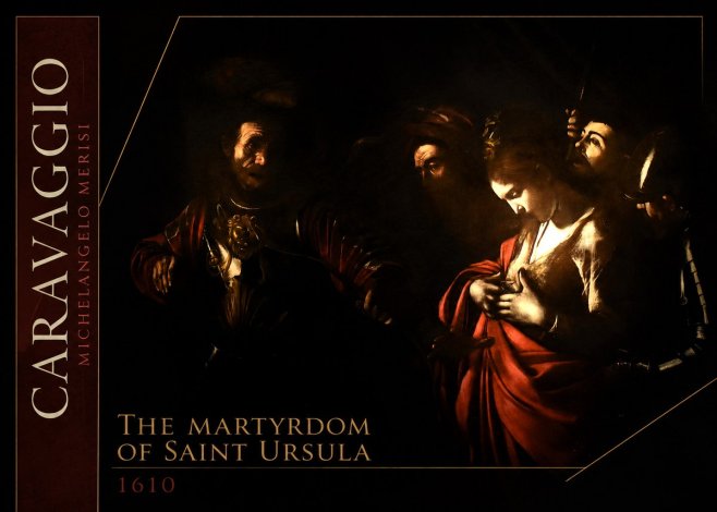 Michelangelo Merisi da Caravaggio The Martyrdom of Saint Ursula No2 - Affiche