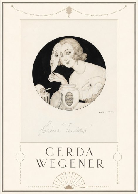 Gerda Wegener Crème Teindelys I No5 - Affiche