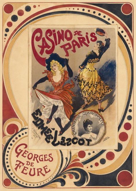 Georges de Feure Edmée L'escot No4 - Affiche