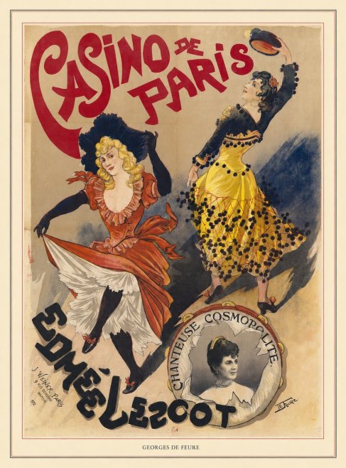 Georges de Feure Edmée L'escot No6 - Affiche