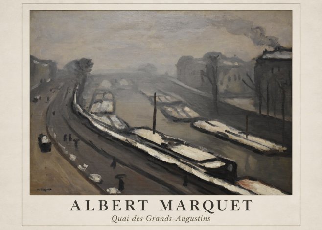 Albert Marquet Quai Des Grands-augustins No1 - Affiche