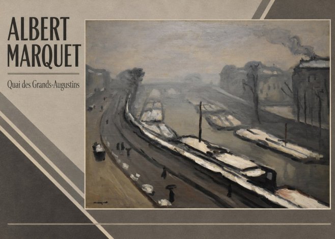 Albert Marquet Quai Des Grands-augustins No2 - Affiche