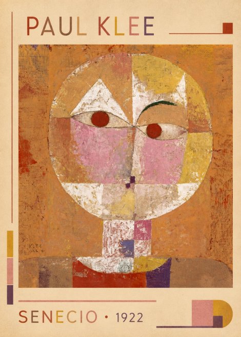 Paul Klee Senecio No1 - Affiche