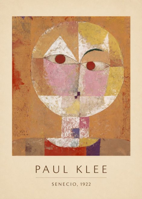Paul Klee Senecio No3 - Affiche