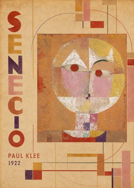 Paul Klee Senecio No4 - Affiche