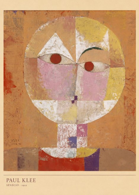 Paul Klee Senecio No6 - Affiche