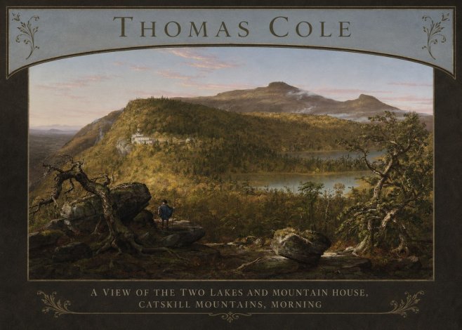 Thomas Cole A View of the Two Lakes and Mountain House, Catskill Mountains, Morning No5 - Affiche