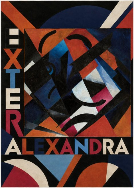 Alexandra Exter Abstract Composition No6 - Affiche
