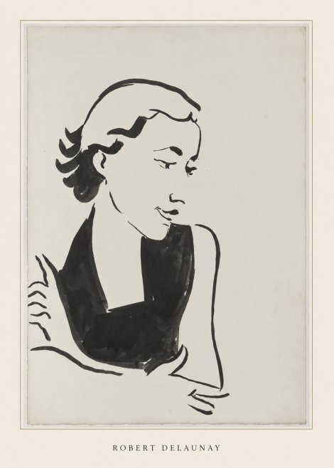 Robert Delaunay Figure Study No4 - Affiche