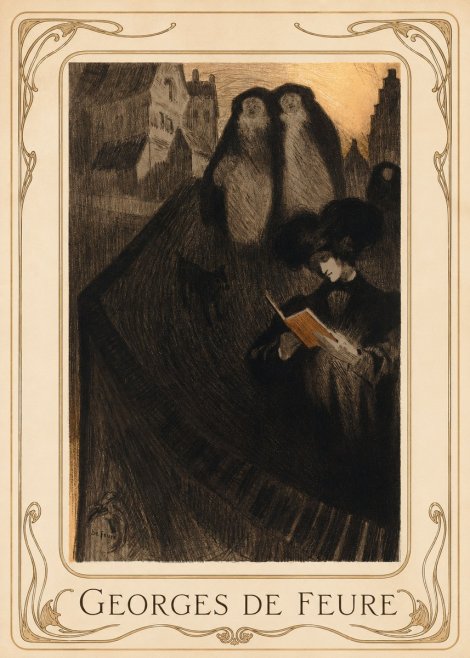 Georges de Feure La Liseuse No1 - Affiche